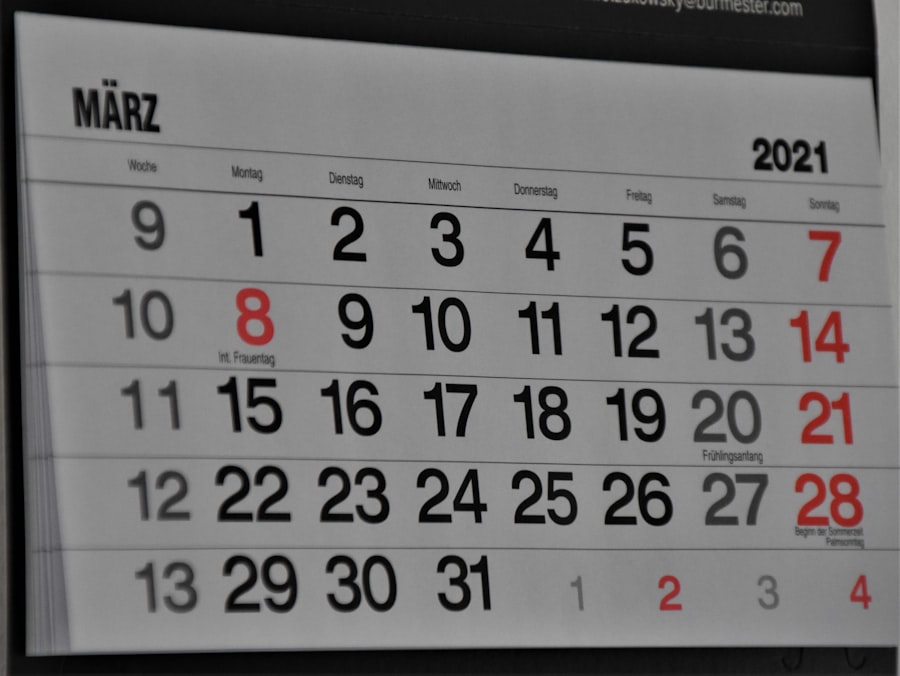 Photo Medical SEO Content Calendar